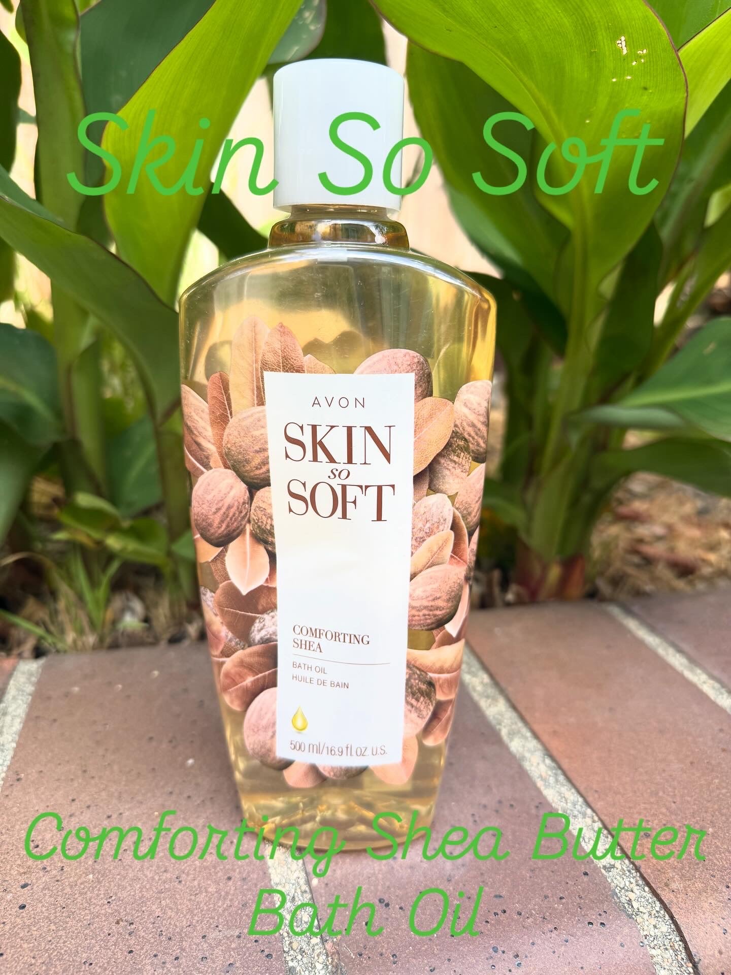 Avon Skin So Soft Bath Oil with Shea